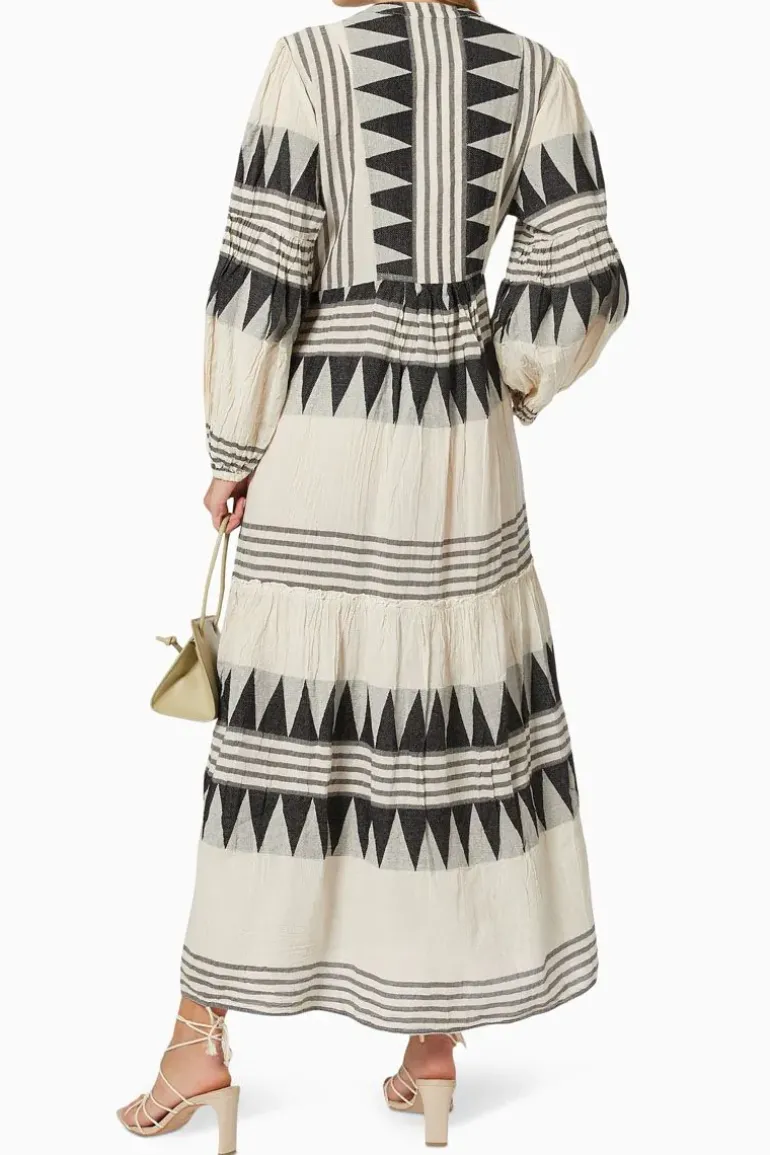 Pearl & Caviar Zakar Maxi Dress In Black