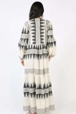 Pearl & Caviar Zakar Maxi Dress In Black