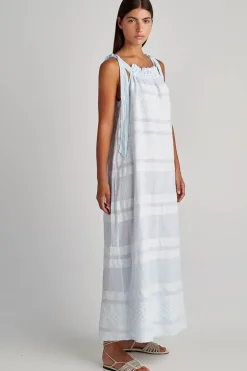 Pearl And Caviar Hydra Maxi Dress In Blue