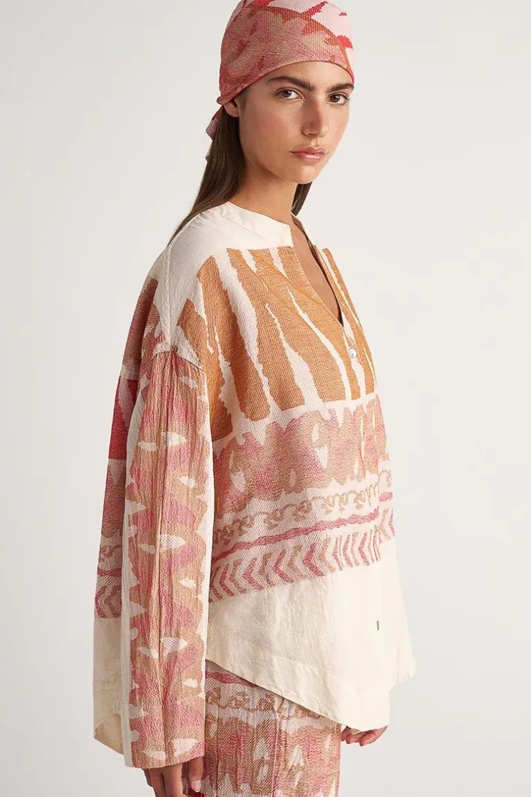 Pearl And Caviar Scorpios Zakar Shirt In Red