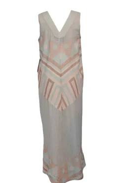 Pearl And Caviar Zakar Sleeveless Sifnos Dress In Aqua