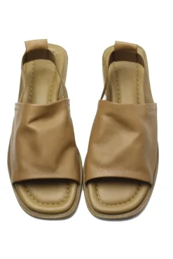 Piazza Grande Open Toe Sandal In Tan