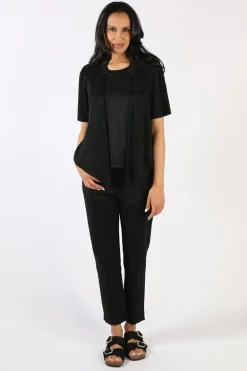 Ping Pong Cardigan In Black