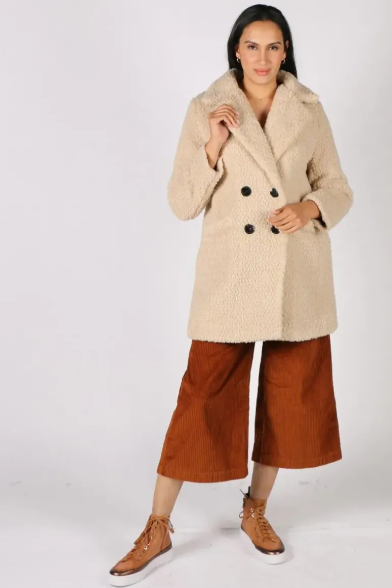 Ping Pong Teddy Coat In Oatmeal