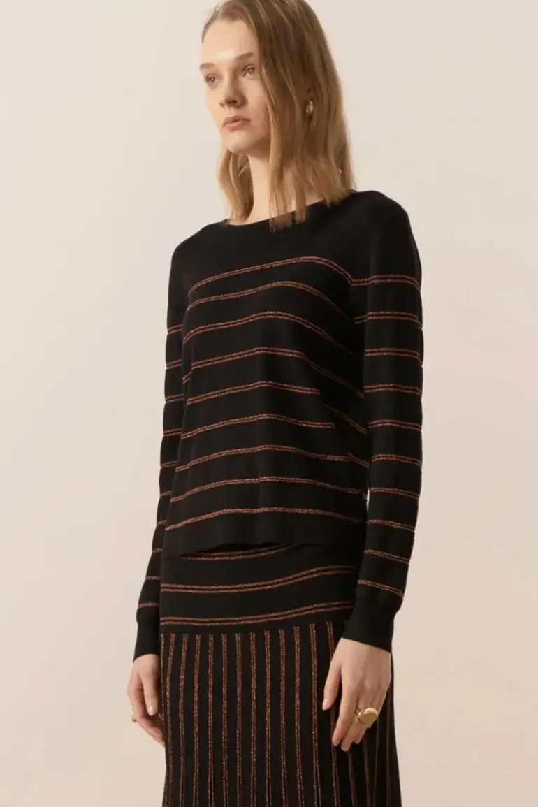 POL Gizelle Jumper In Black