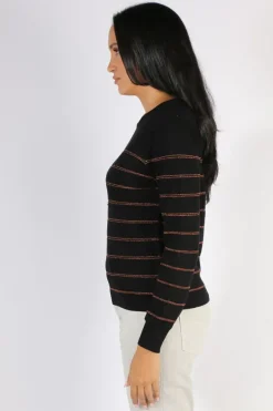 POL Gizelle Jumper In Black