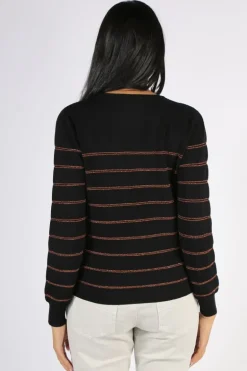 POL Gizelle Jumper In Black