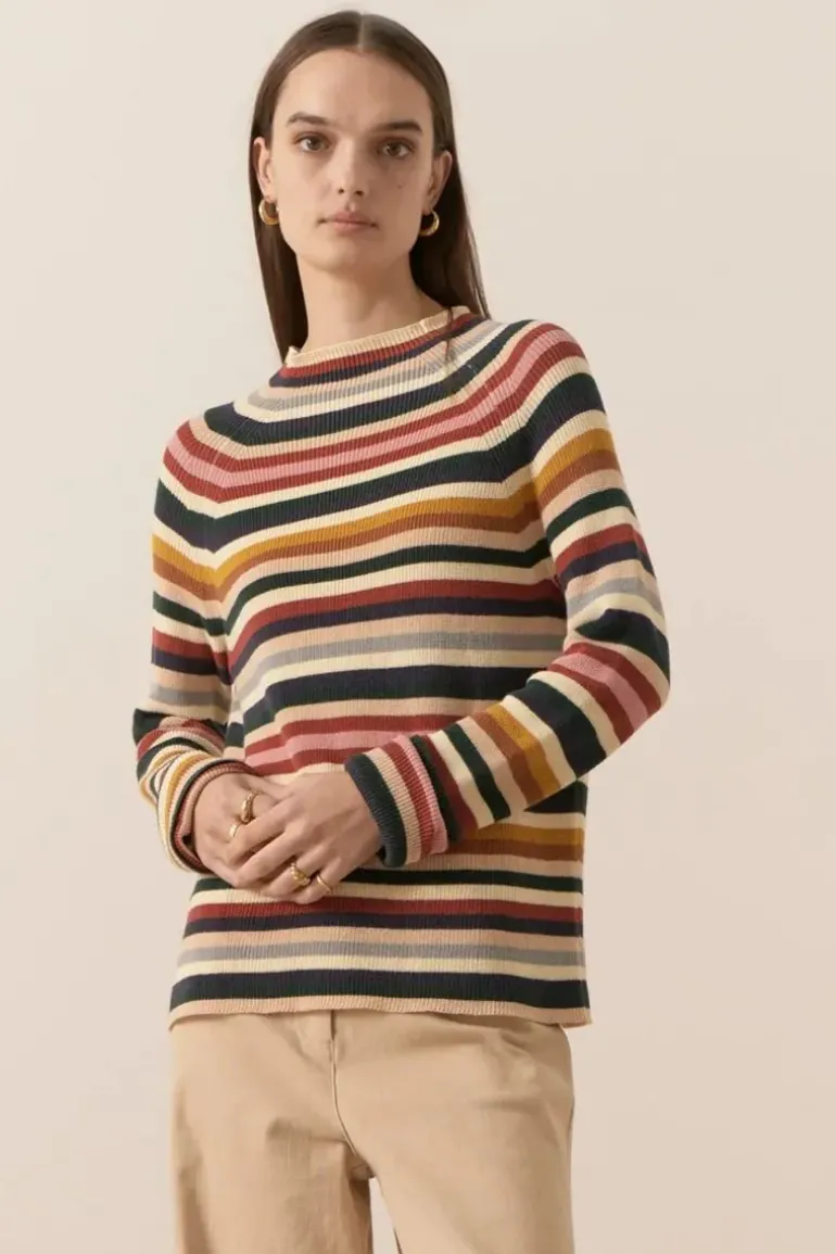 POL Orwell Jumper In Stripe