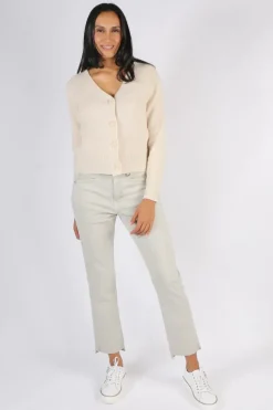 POL Willow Cardigan In Shell