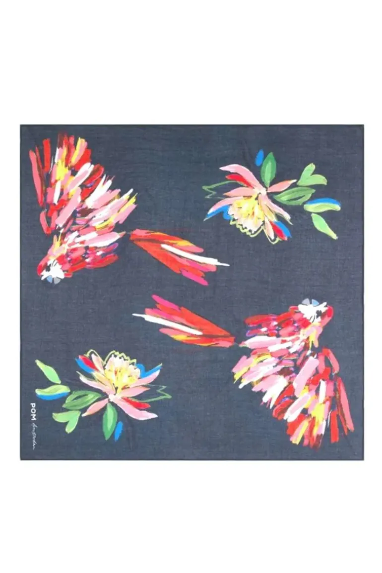 POM Expressive Parrot Shawl