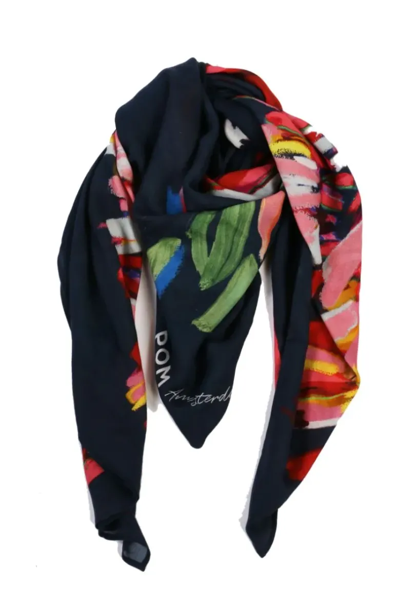 POM Expressive Parrot Shawl