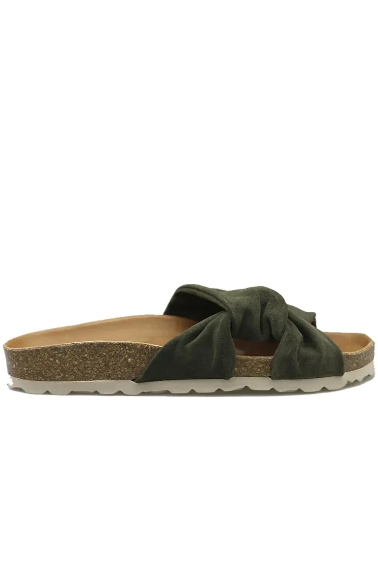 Roma Sandal By Verbenas In Khaki