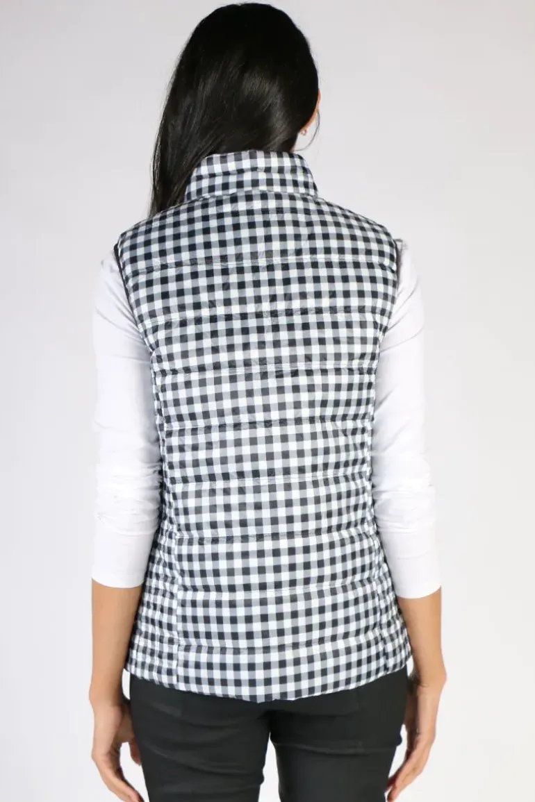 Sabena Reversible Vest In Check