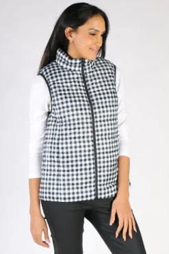 Sabena Reversible Vest In Check