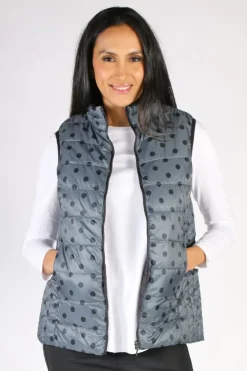 Sabena Reversible Vest In Spot