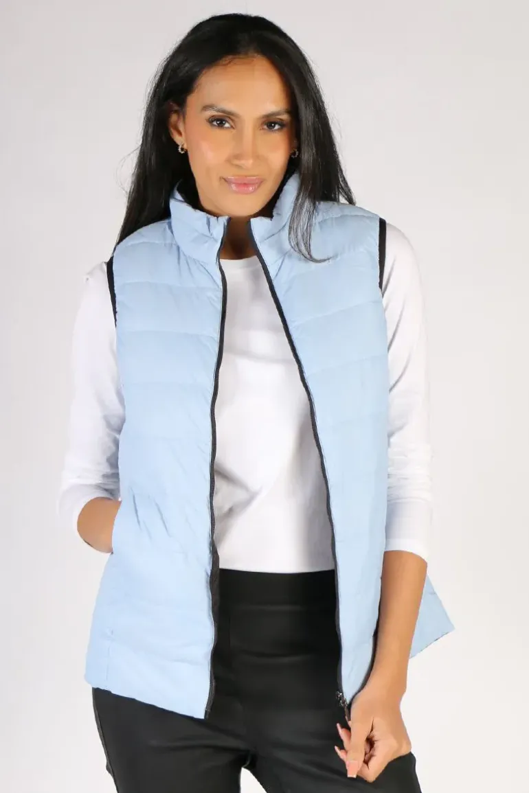 Sabena Reversible Vest In Sky