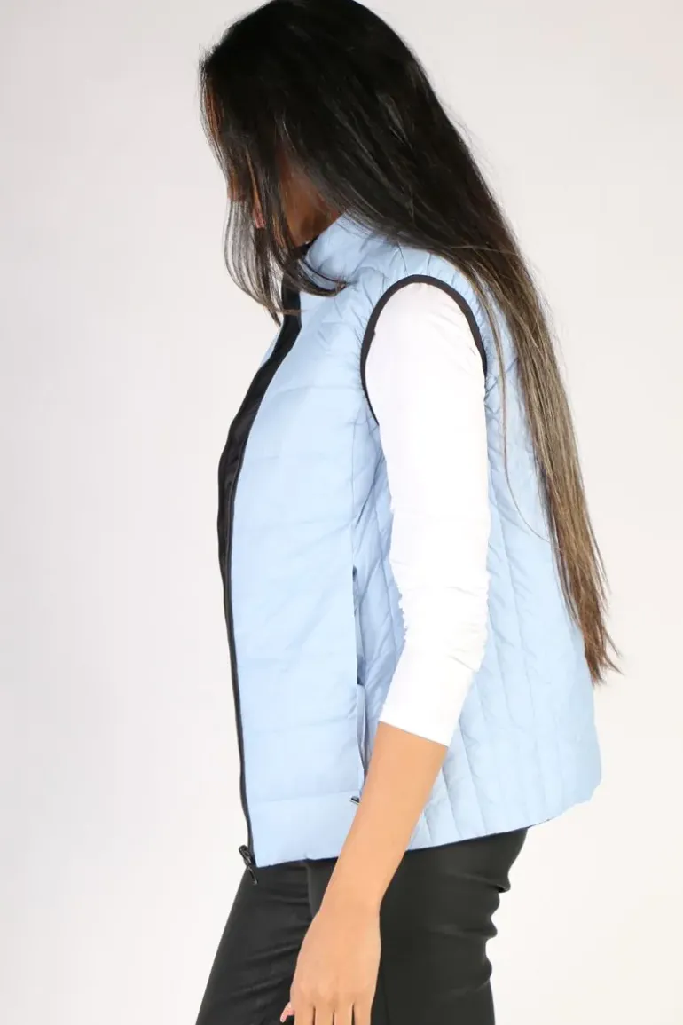 Sabena Reversible Vest In Sky