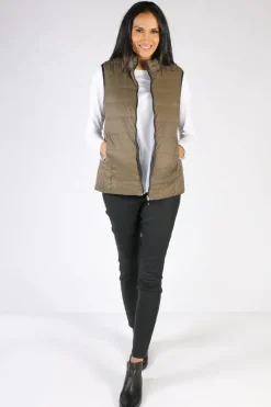 Sabena Reversible Vest In Olive
