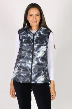 Sabena Reversible Vest In Marble