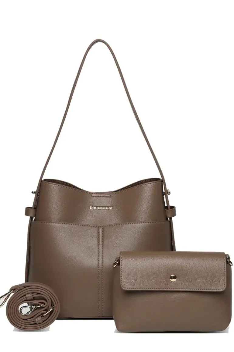 Samantha Bag In Mocha By Louenhide