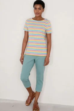 Seasalt Albert Quay Crop Pant In Sardine