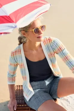 Seasalt Bosporthennis Cardigan In Multi