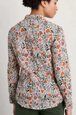 Seasalt Folklore Bloom Aran Larissa Shirt In Multi
