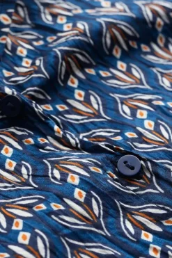 Seasalt Geo Rosebud Larissa Shirt In Blue