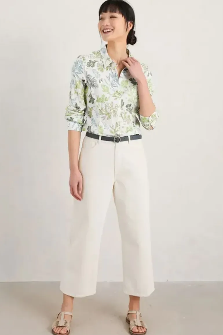 Seasalt Larissa Seaweed Shirt In Chalk