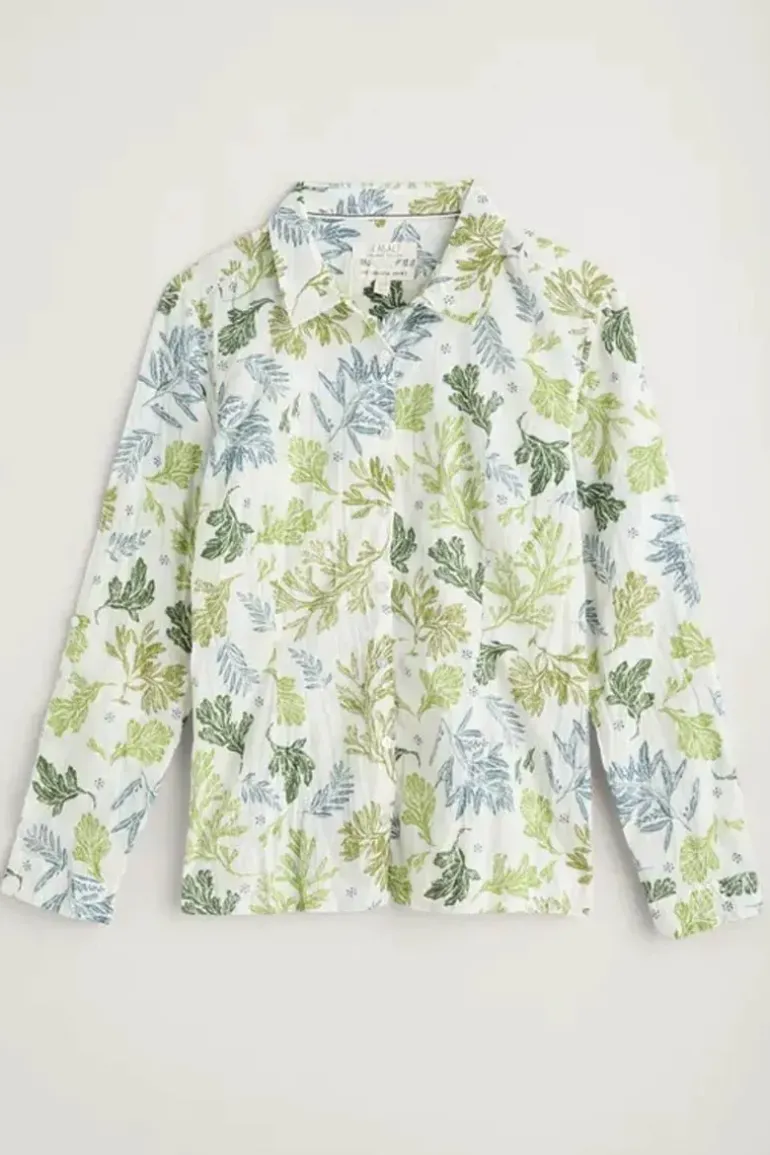 Seasalt Larissa Seaweed Shirt In Chalk