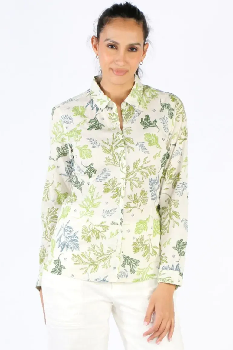 Seasalt Larissa Seaweed Shirt In Chalk