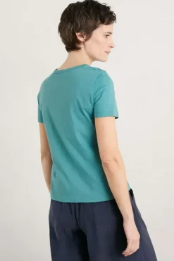 Seasalt Reflection Poseidon Tee In Blue