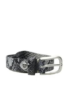 Snake Skin Skinny Belt By B.Belt