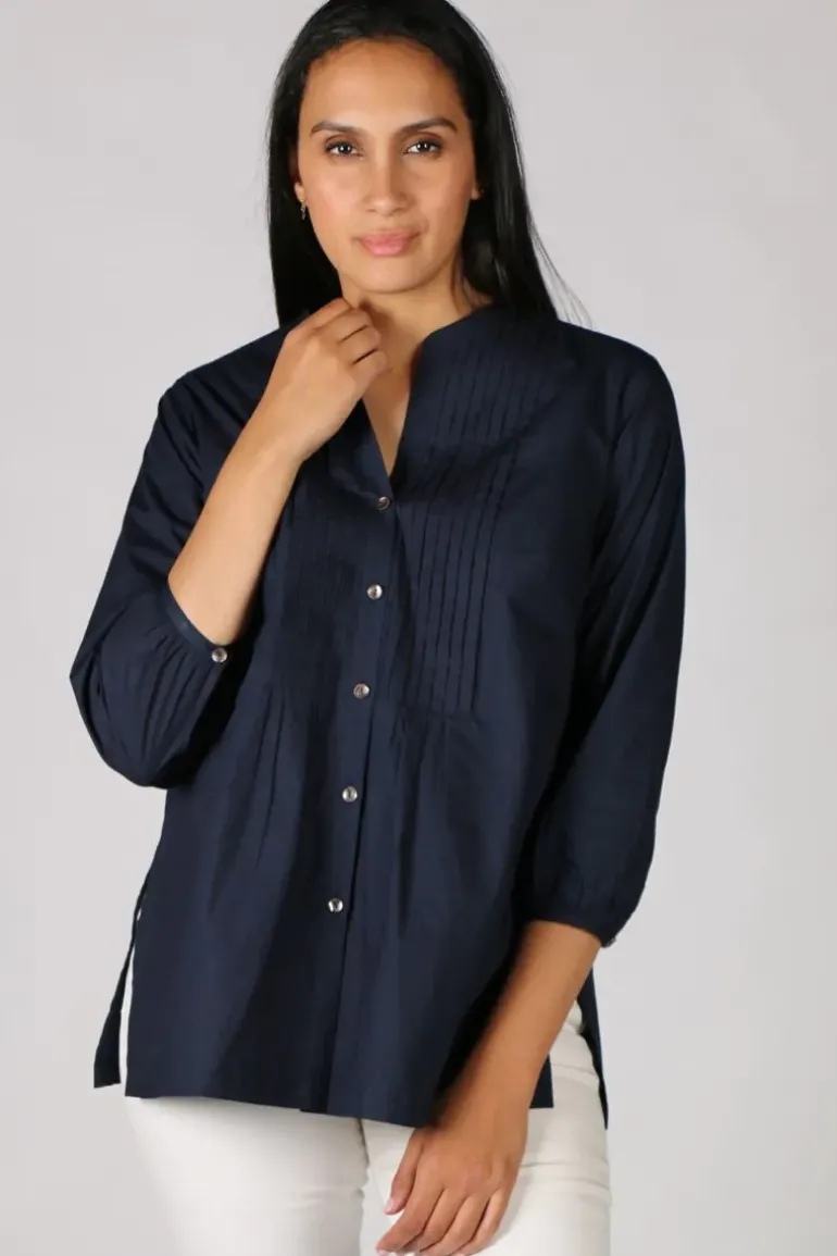 Spira Shirt By Bagruu In Navy