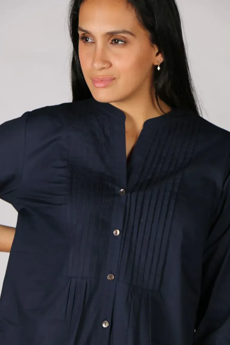 Spira Shirt By Bagruu In Navy