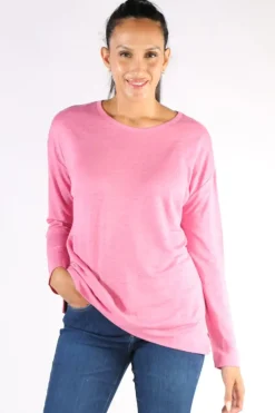Split Hem Tee In Orchid By Jump