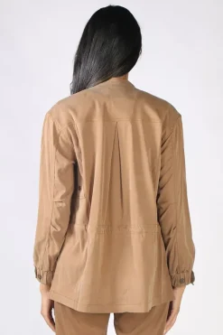 Steel Jacket By Lania In Tan