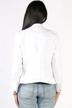 Threadz Military Jacket In White
