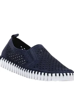Tulip Elastic Flat By Ilse Jacobsen In Indigo