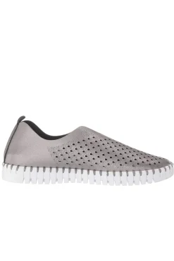 Tulip Flat By Ilse Jacobsen In Metallic Gunmetal