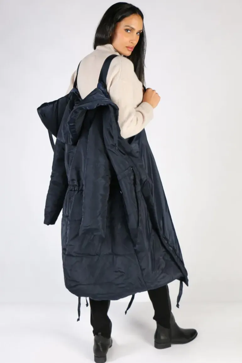 Udapest Coat By Lounge In Navy