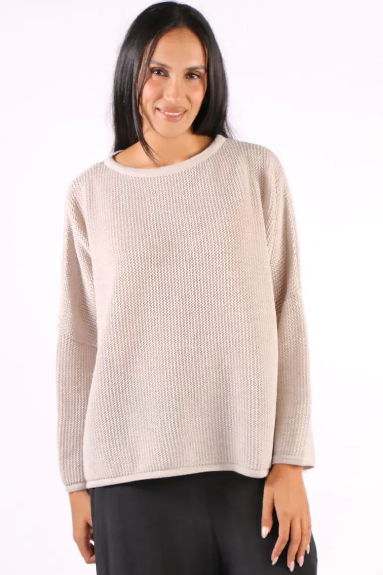 Vale & Ward Cora Sweater In Wheat