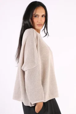 Vale & Ward Cora Sweater In Wheat