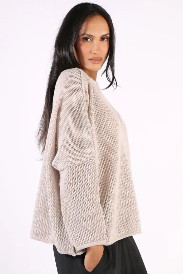 Vale & Ward Cora Sweater In Wheat