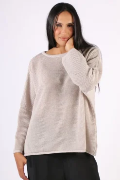 Vale & Ward Cora Sweater In Wheat