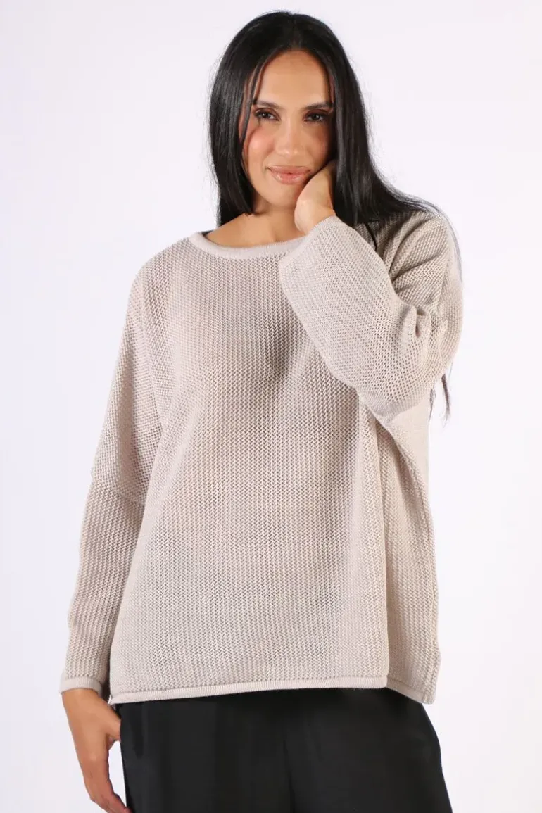 Vale & Ward Cora Sweater In Wheat