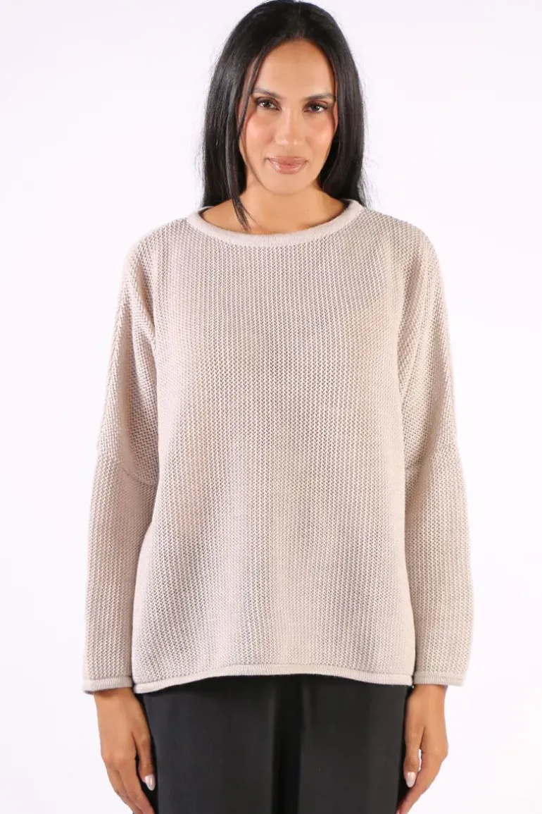 Vale & Ward Cora Sweater In Wheat