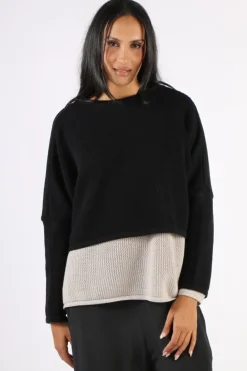 Vale & Ward Jewly Sweater In Black