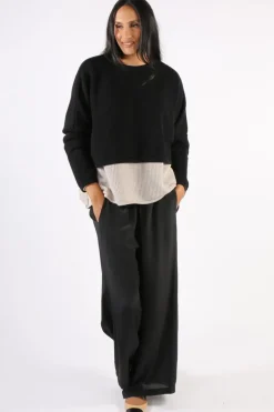 Vale & Ward Jewly Sweater In Black