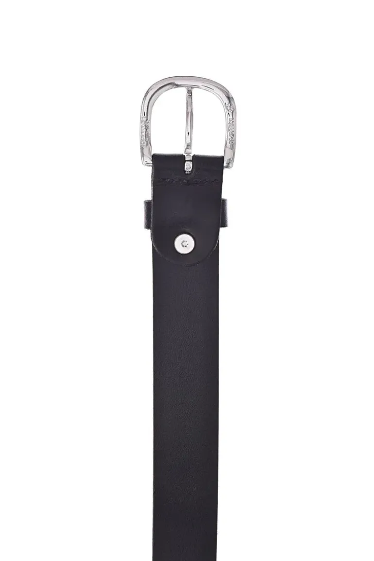 Vanzetti Laser Cut Belt In Black